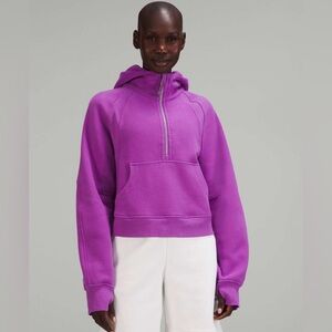 Lululemon Scuba Oversized Half-Zip Hoodie Moonlit Magenta Size XS/S